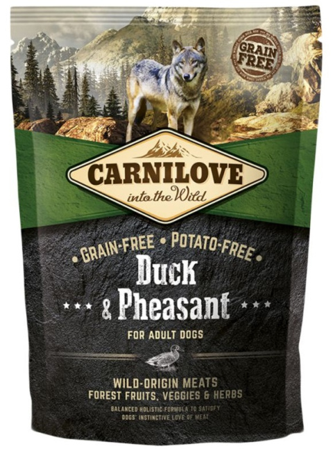 Carnilove Dog Duck & Pheasant Adult - kaczka i bażant 1,5kg