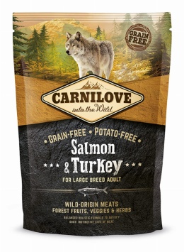 Carnilove Dog Salmon & Turkey Large Adult - łosoś i indyk 1,5kg