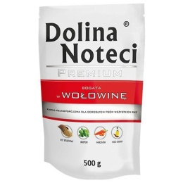 Dolina Noteci Premium Pies Wołowina saszetka 500g
