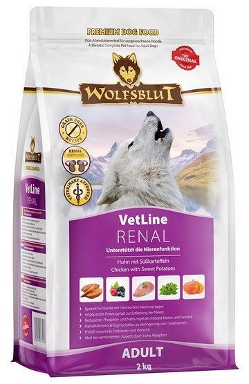 Wolfsblut Dog VetLine Renal - kurczak i bataty 2kg Wolfsblut Dog VetLine Renal - kurczak i bataty 2kg