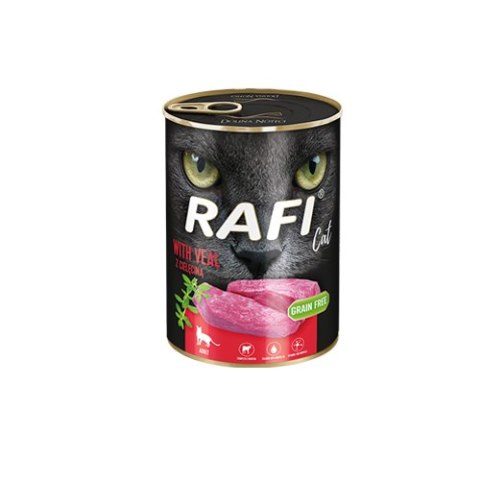 Rafi Cat karma bezzbożowa z cielęciną 400g Rafi Cat karma bezzbożowa z cielęciną 400g